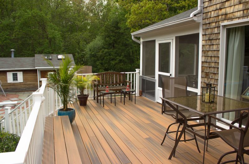 Products For Composite Deck Buildings in use
